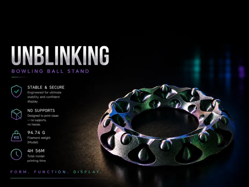 Bowling Ball Holder - Unblinking