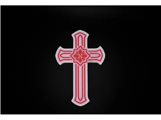 Geometric Cross – Wall Hanging Decor Piece