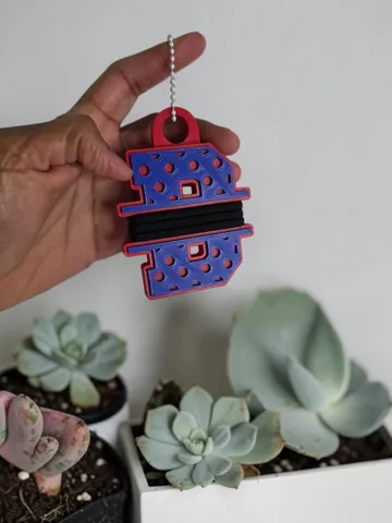 Accesorio para sujetar ligas de cabello: POLKA DOT ALPHABET HAIR TIE HOLDERS — vista de referencia 5