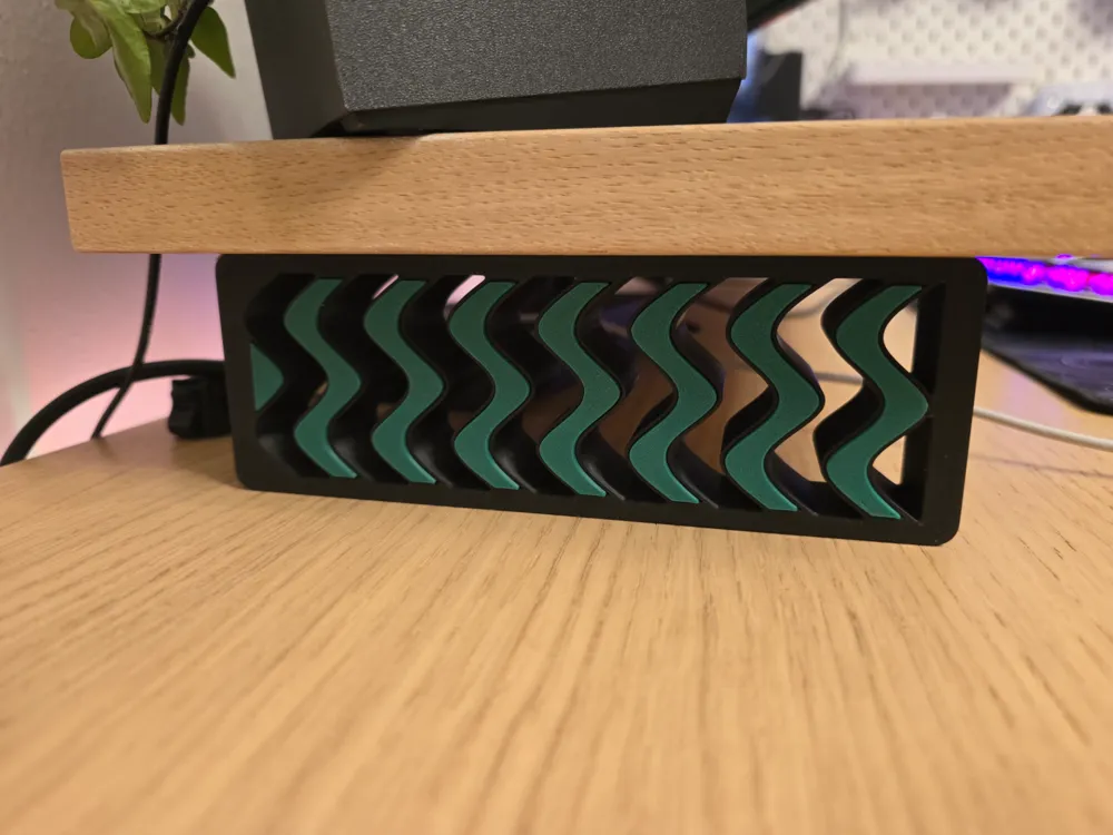 Wavy Monitor Riser - no AMS needed by Maker_julzi MakerWorld: Download ...