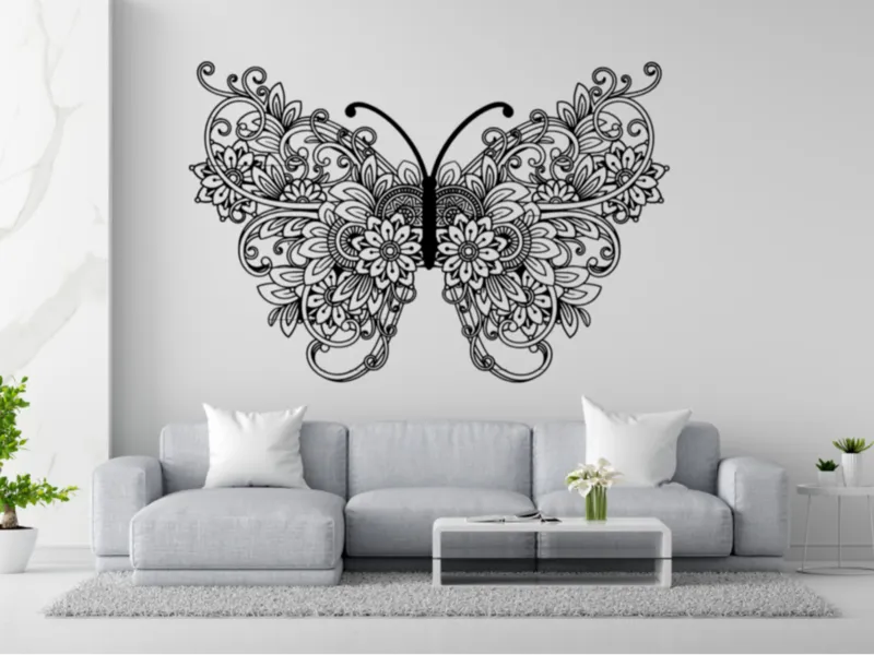 WallArt beautiful Butterfly 001