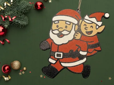 Christmas Ornament Tree Quartet - The Elf