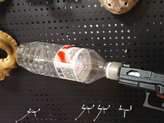 矿泉水瓶消音器转接口,14逆牙(通用矿泉水瓶)(DAYZ)