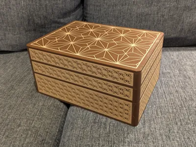 Large Kumiko Jewelry Boxes for H2 Printers