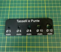 Dima tasselli (5 - 12 mm) 0.2mm layer, 2 walls, 15% infill