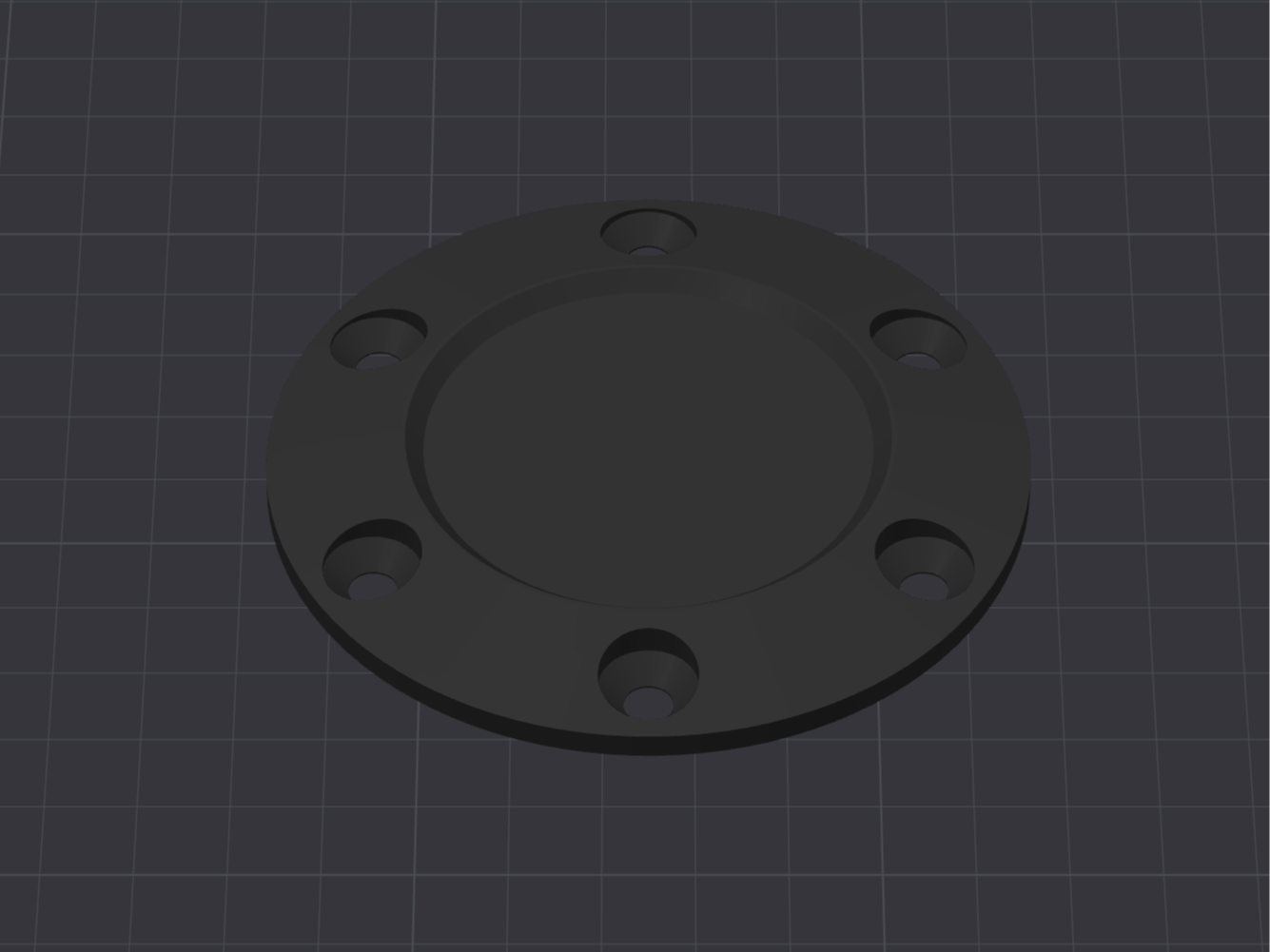 Steering wheel centre cap no logo 