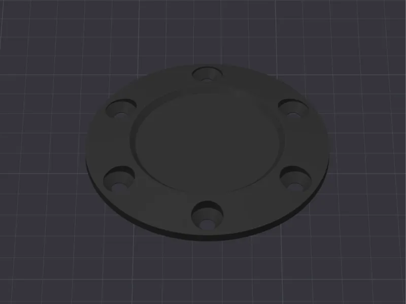 Steering wheel centre cap no logo 