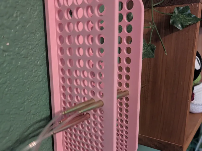 Knitting Needle Wall Organizer