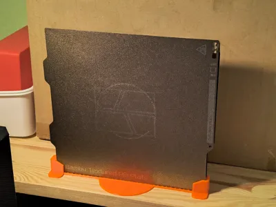Bambu Lab A1 Mini plate holder (more stable remix)
