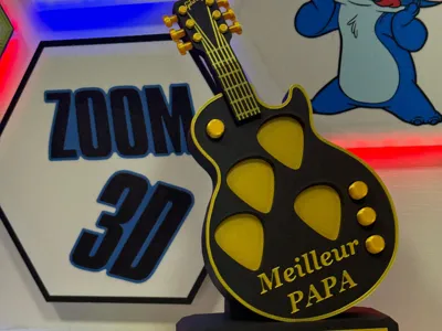 Guitar Pick Holder Trophy
