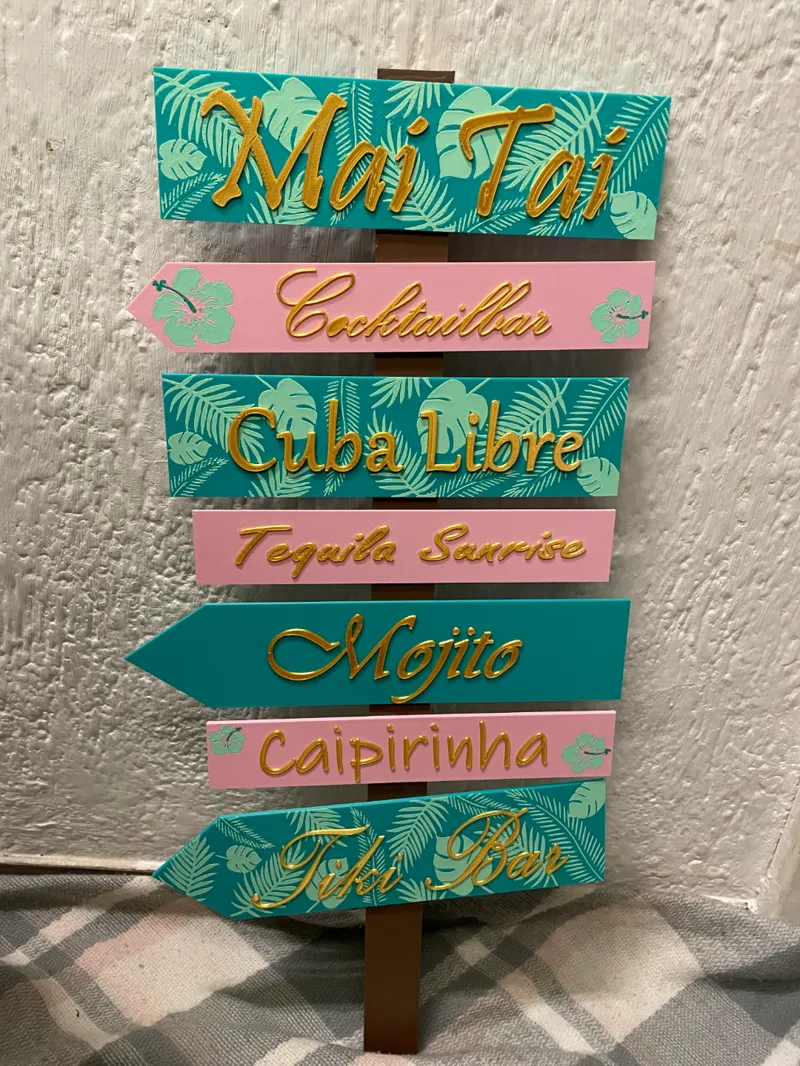 Cocktail Schild