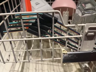 Dishwasher Straw Holder