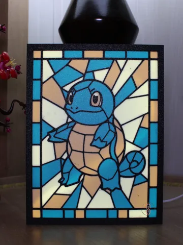 Marco decorativo: Stained Glass - Squirtle — vista de referencia 2
