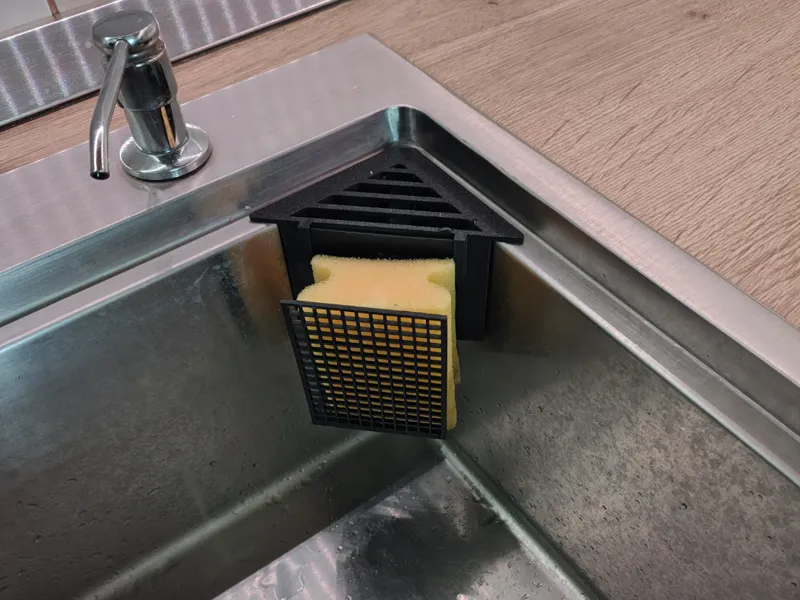 Kitchen sponge holder