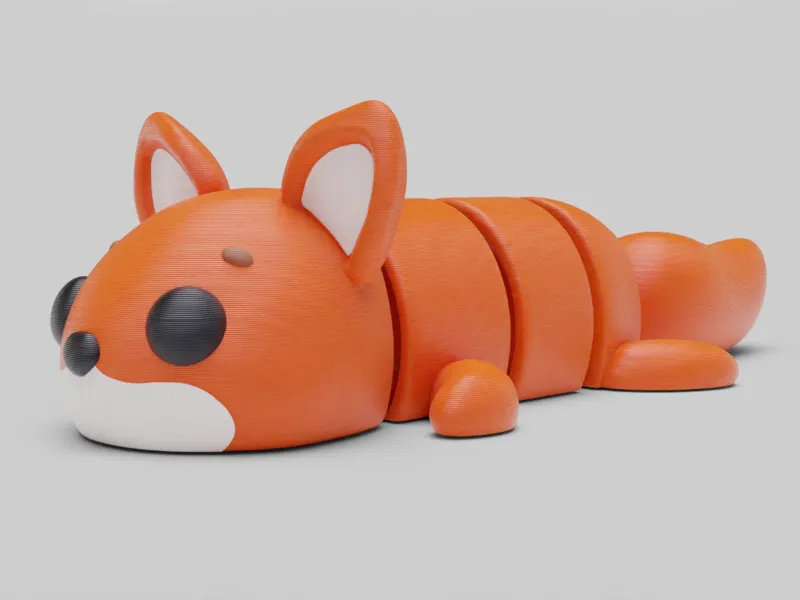 Flexi Articulated Fox (Multicolor)