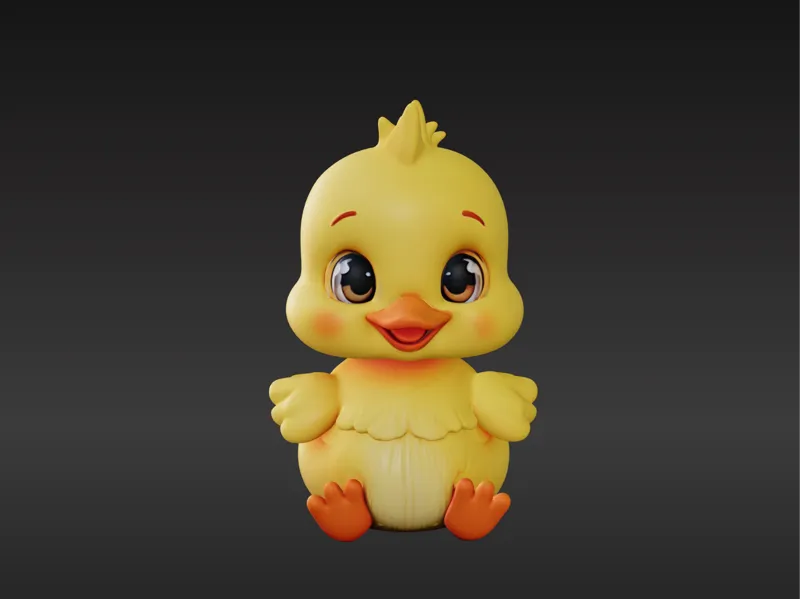 Cute duck