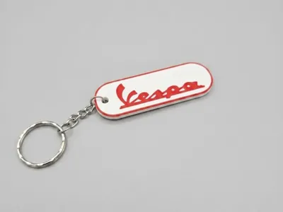 Vespa Logo Keychain - Reverse Print