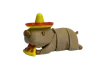 Capybara with Sombrero 0.2mm layer, 2 walls, 15% infill