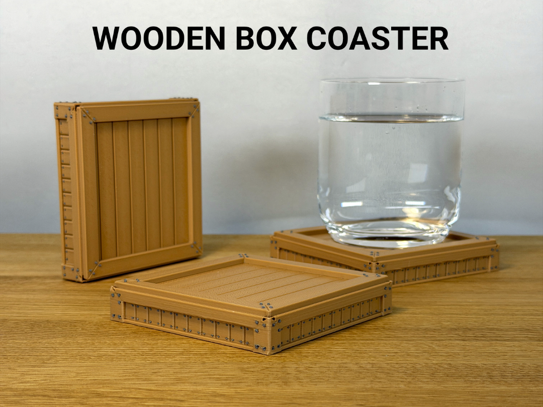 Wooden Box Coaster