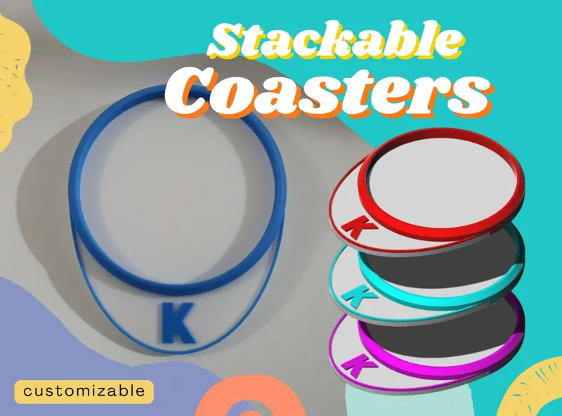 S.C. - Stackable Coasters - K Edition - Sottobikkieri