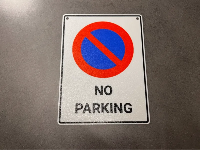 Sign No Parking