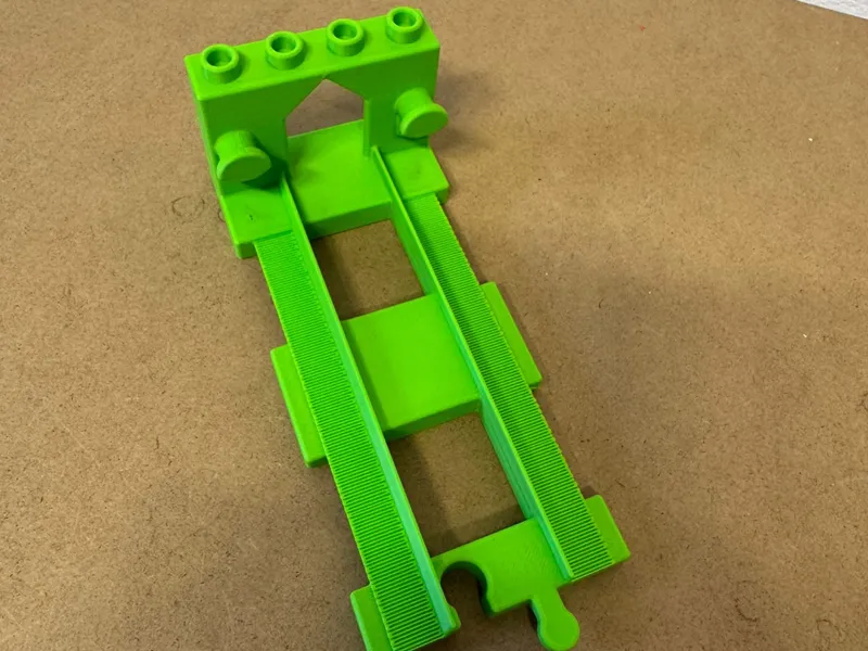 Duplo LE-Go ZUG Prellbock Gleis