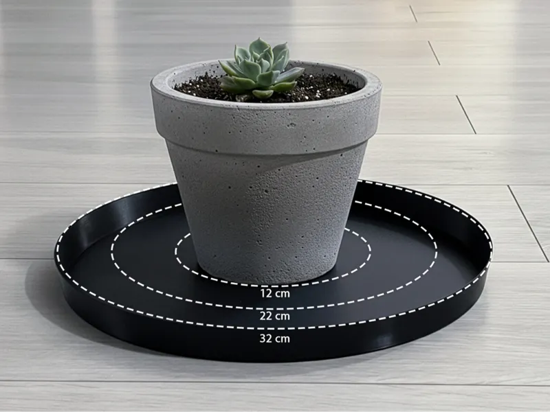 Customizable plant saucer/drip tray