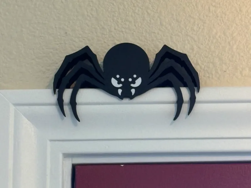Halloween Spider Door Topper