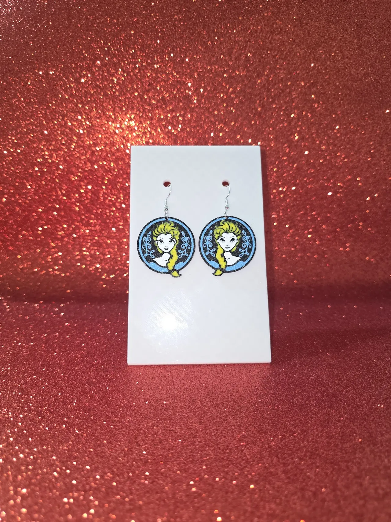Elsa earrings view 2