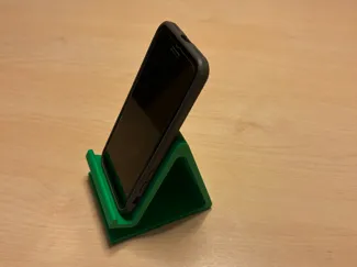 Simple Desk Phone Stand- Easy to print!
