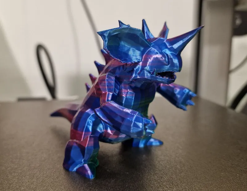 Nidoking low poly version Dannasis