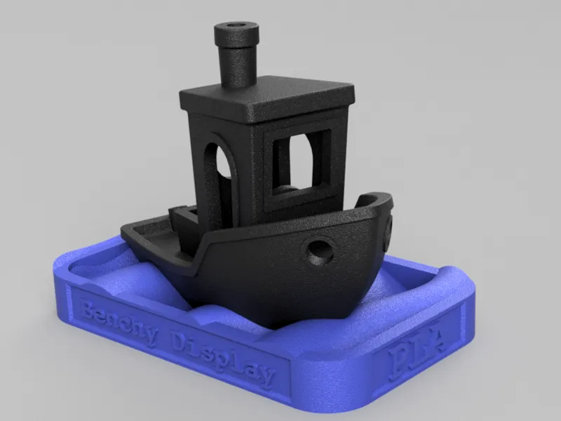 Benchy zum Beschriften mit Sockel