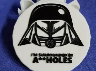 Spaceballs Dark Helmet Badge