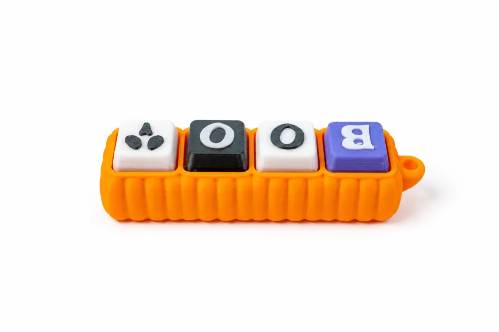 Halloween Fidget Clicker – Custom Letters & Icons - Free 3D Print Model ...
