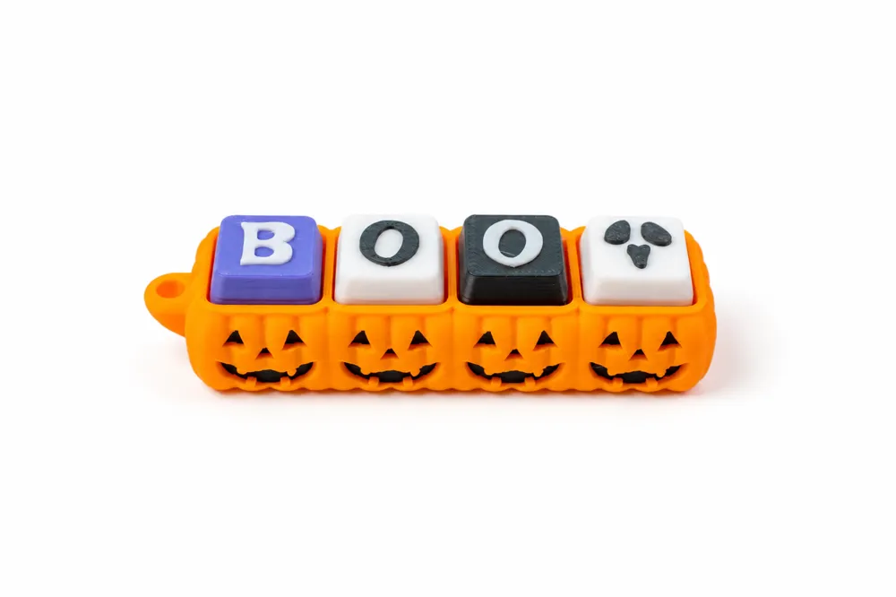 Halloween Fidget Clicker – Custom Letters & Icons - Free 3D Print Model ...