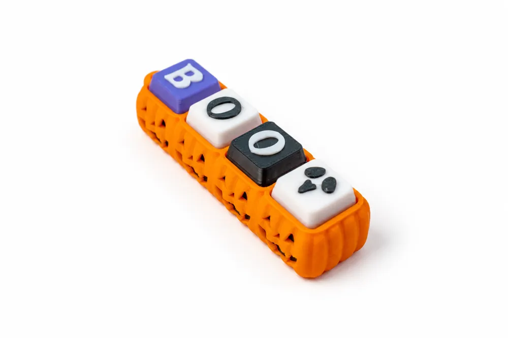 Halloween Fidget Clicker – Custom Letters & Icons - Free 3D Print Model ...