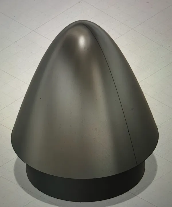 Coiffe pour maquette de fusée