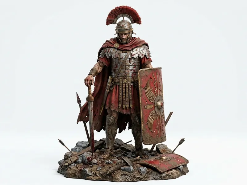 Roman Legionary Warrior Epic Detailed 3D Printable