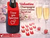 Editable bottle tag - add your lover's name