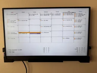 ZSCMALLS 15.6" Portable Monitor Wall Mount