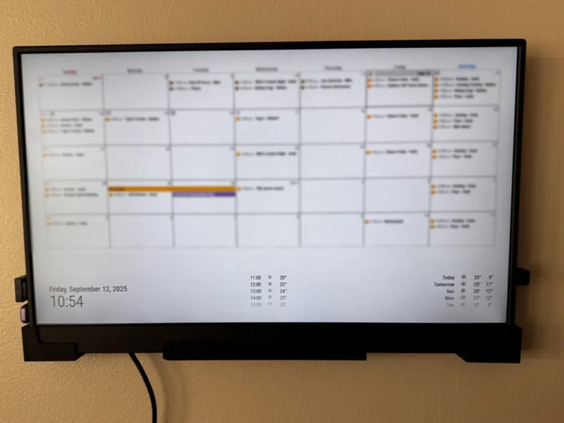 ZSCMALLS 15.6" Portable Monitor Wall Mount