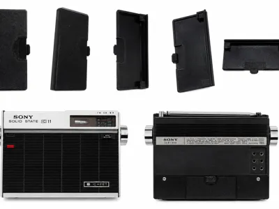 Sony ICF-110 Battery Door Cover Replacement