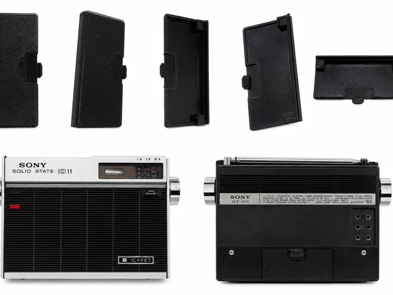 Sony ICF-110 Battery Door Cover Replacement