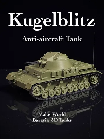 Soporte: Flakpanzer IV Kugelblitz Anti‑aircraft Tank 1/35 — vista de referencia 2