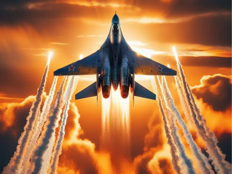 Jet Sunset Missiles Hueforge