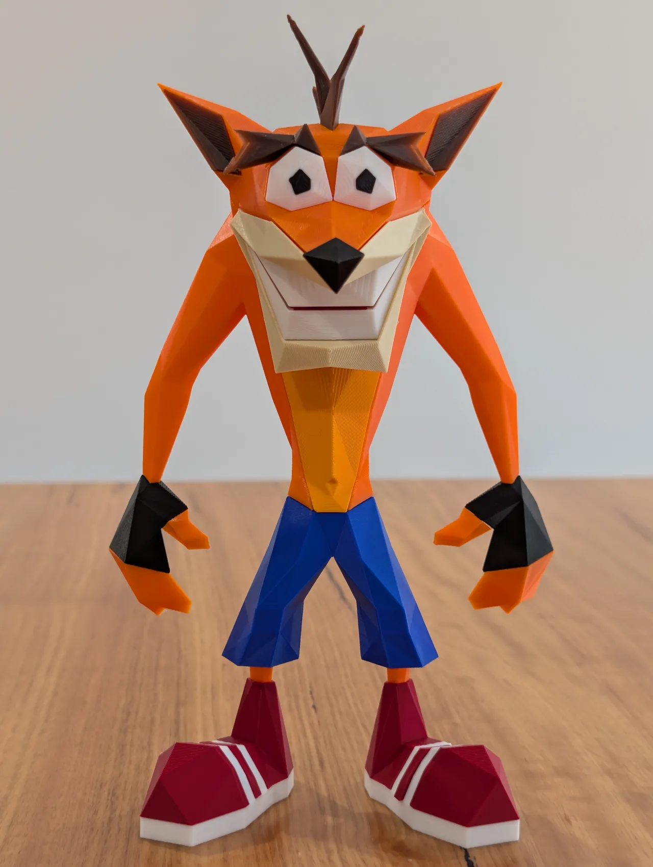 Crash Bandicoot Figure - Low Poly PS1 - NO AMS view 2