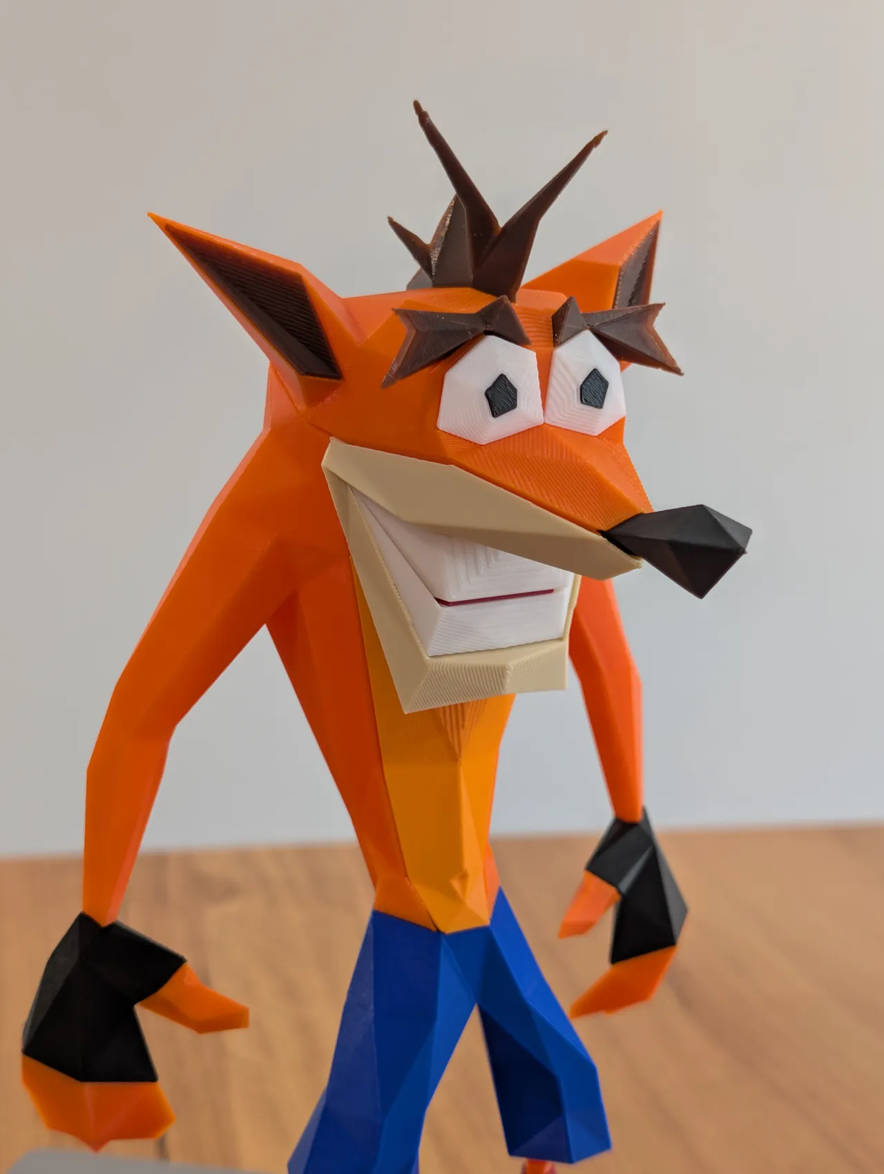 Crash Bandicoot Figure - Low Poly PS1 - NO AMS view 3