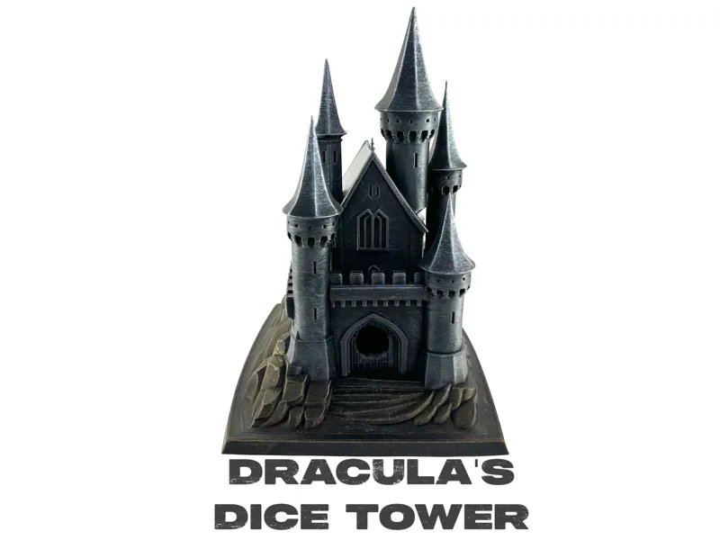 Draculas Dice Tower - Dice Castle - No Supports