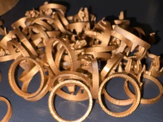 3D Printed Fortnite victory crown rings