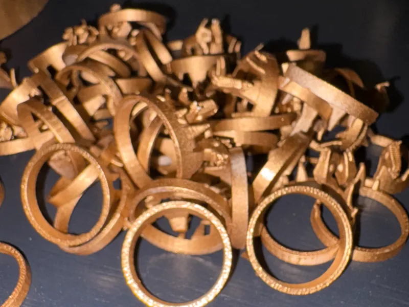 3D Printed Fortnite victory crown rings